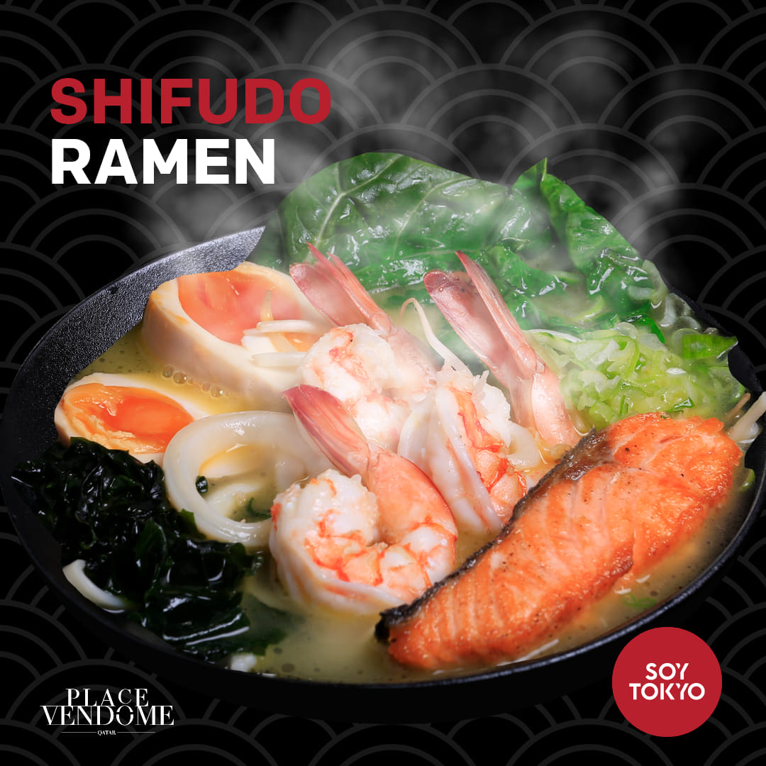 SHIFUDO ramen Soy Tokyo Qatar