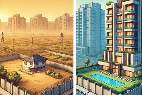 Plots vs Apartments – Top Real Estate Investment Options in India for 2025 Plots vs Apartments - PropXchange Gurgaon