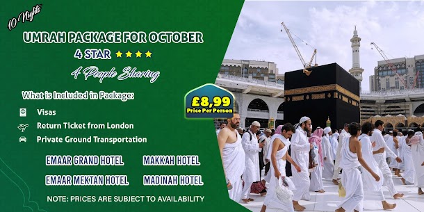 umrah package october 2025